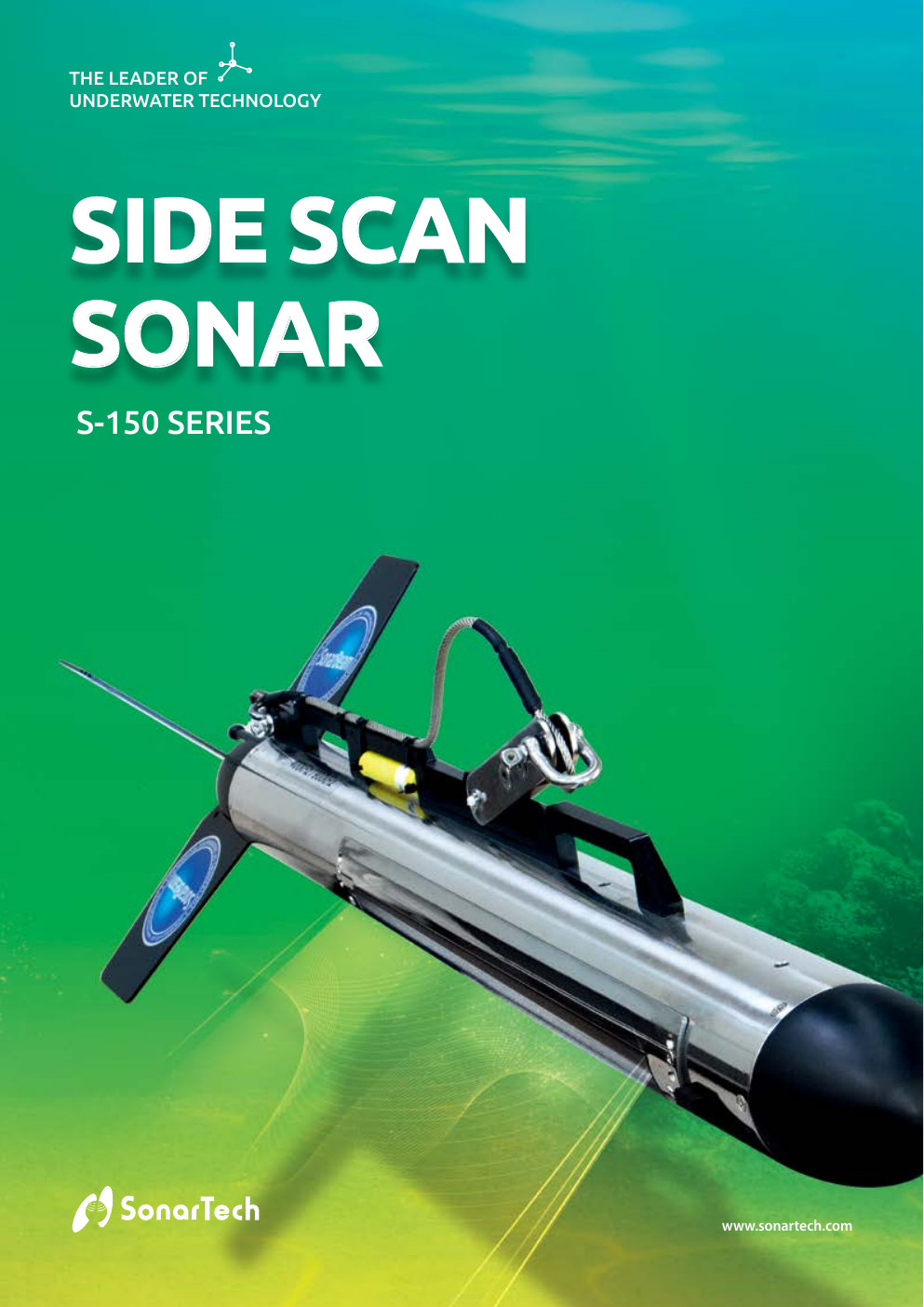 SonarTech S-150 사이드 스캔 소나 제품 자료 표지